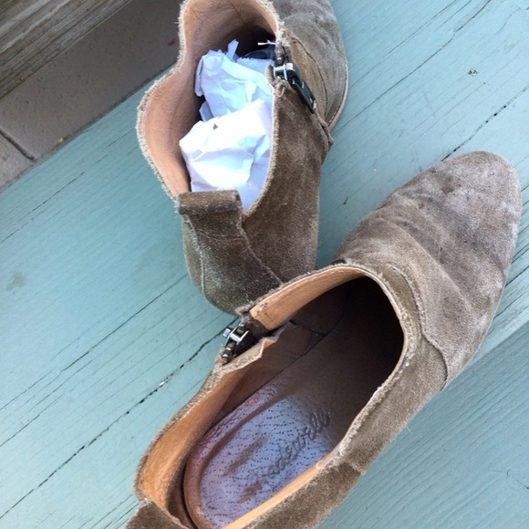 Madewell Women Genuin Leather Brown Booties , Ankle Boots - Picture 6 of 9